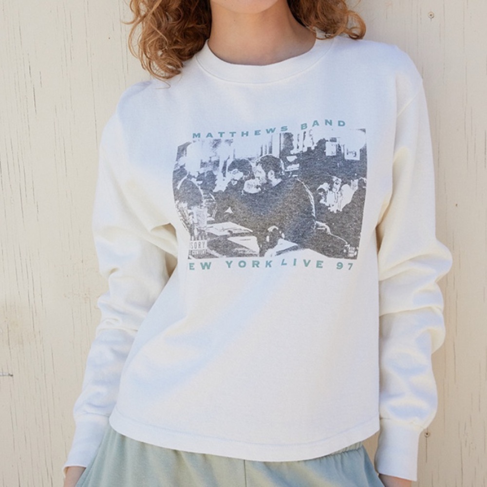 John Galt white long sleeve Matthews Band